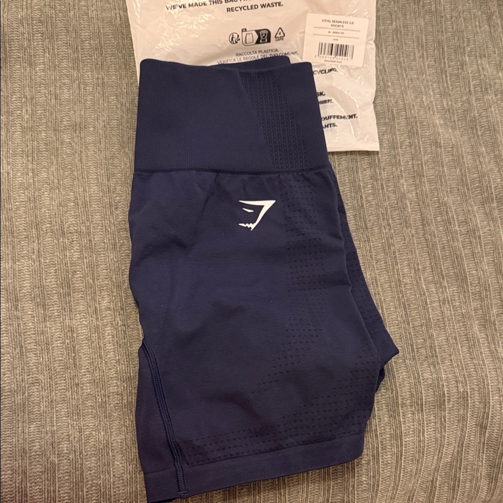 Gymshark Navy Athletic Shorts